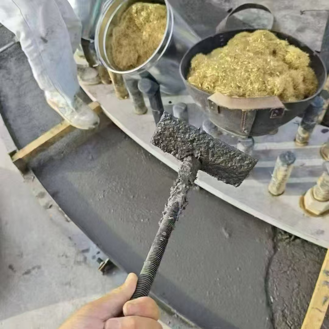 张北C120钢纤维高强无收灌浆料 轧机压缩机汽轮机发电机锻压设备底座灌浆材料